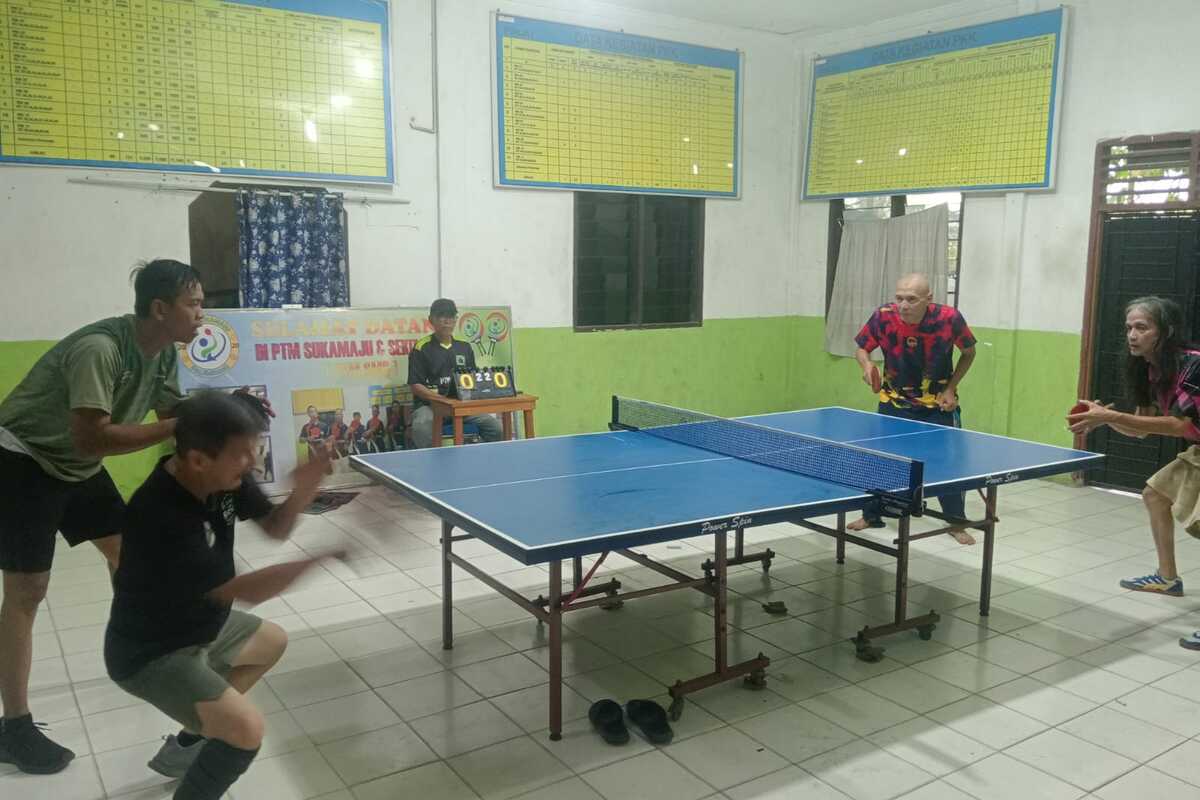 Rizal/Erin, Juara Ganda Tenis Meja 100 Plus PTM SMS Cup