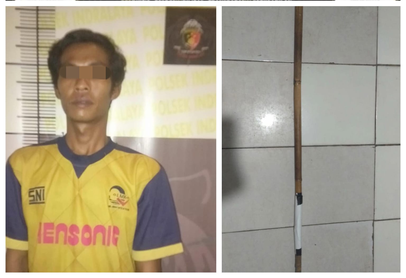 Kepala Robek Dipukul Sapu Ijuk, Pelaku Berhasil Ditangkap Polsek Indralaya