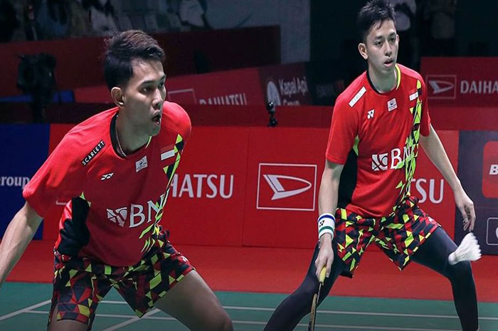 Pertandingan Baru Berjalan 2 Menit, FajRi Ketiban Rezeki di 32 Besar Korea Open 2023