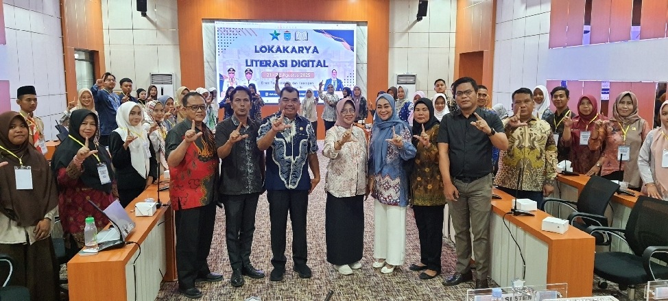 Perpustakaan  Ogan Ilir Gelar Lokakarya  Literasi  Digital, Ini Pesan Bupati Pada Acara Pembukaannya !