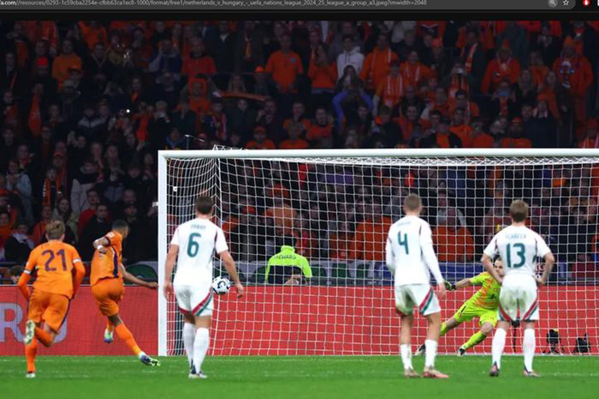 Hasil UEFA Nations League - Belanda Menang 4-0 Atas Hungaria Diwarnai Insiden Staf Kejang-Kejang