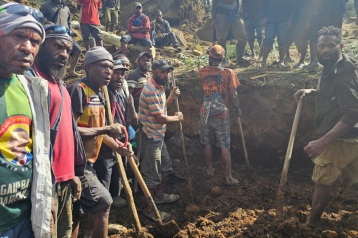 Longsor di Papua Nugini, Ratusan Warga Terkubur-Rumah tak Tersisa