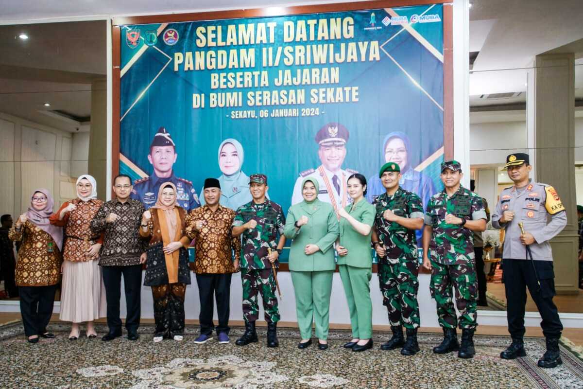 Kunker ke Muba, Pangdam II/Sriwijaya, Minta Kodim Bersinergi dengan Polres Amankan Pilpres