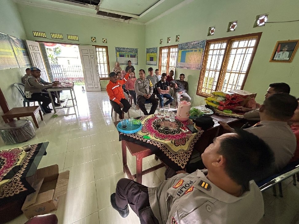 Hadapi Karhutla, Polsek Pemulutan Kumpulkan Warga Peduli Api
