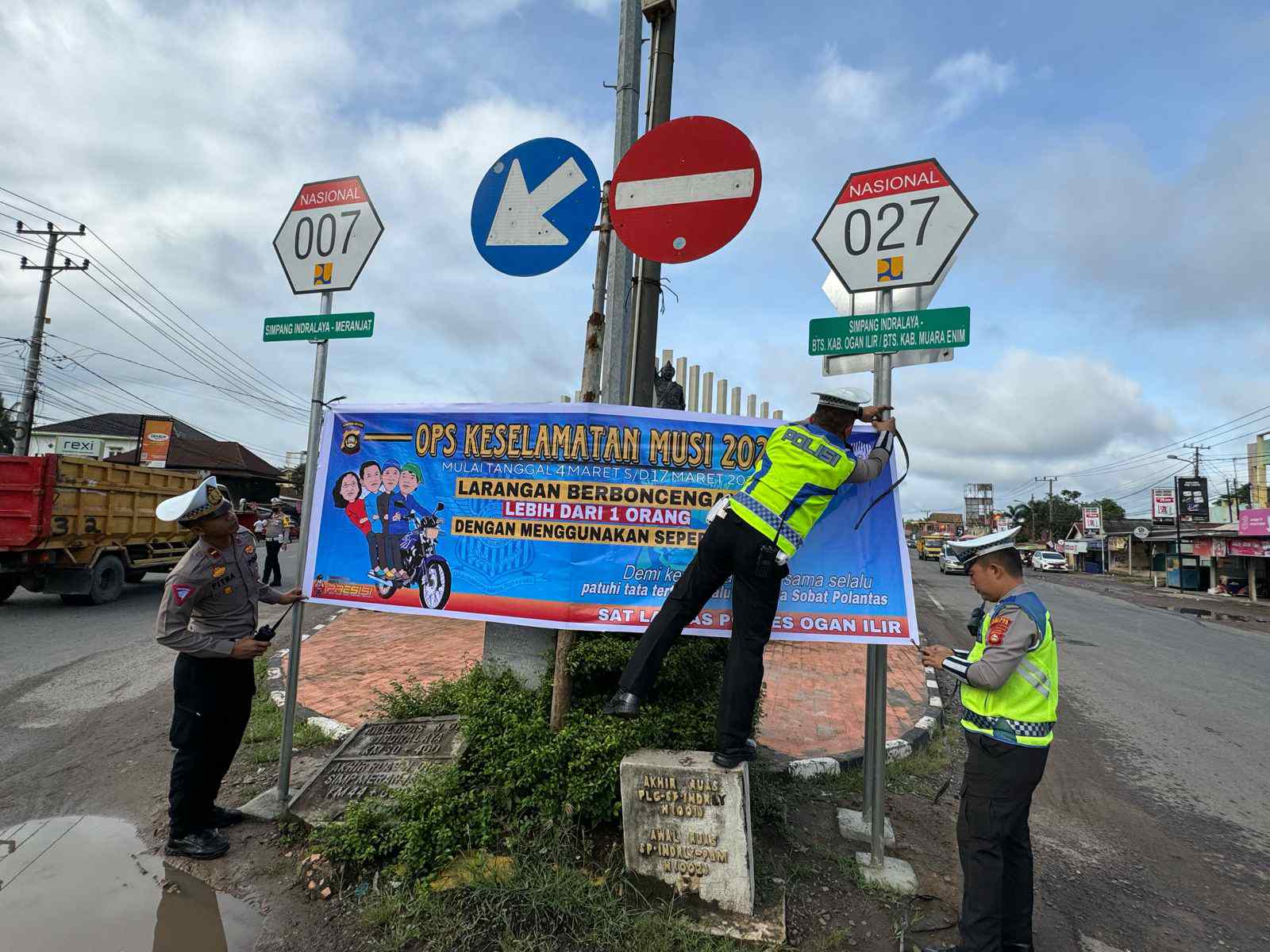 Satlantas Polres Ogan Ilir Gencar Lakukan Operasi Keselamatan 