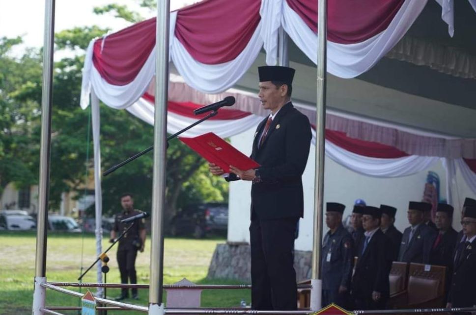 Pjs Bupati Ogan Ilir Pimpin Upacara Hari Kesaktian Pancasila Tahun 2024