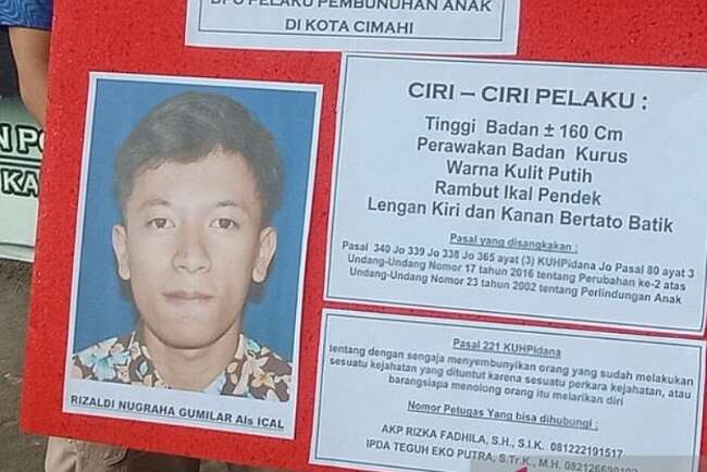 Penusuk Anak Pulang Ngaji Hingga Tewas di Cimahi Punya Tato Motif Batik Kebanggaan di Kedua Lengannya 