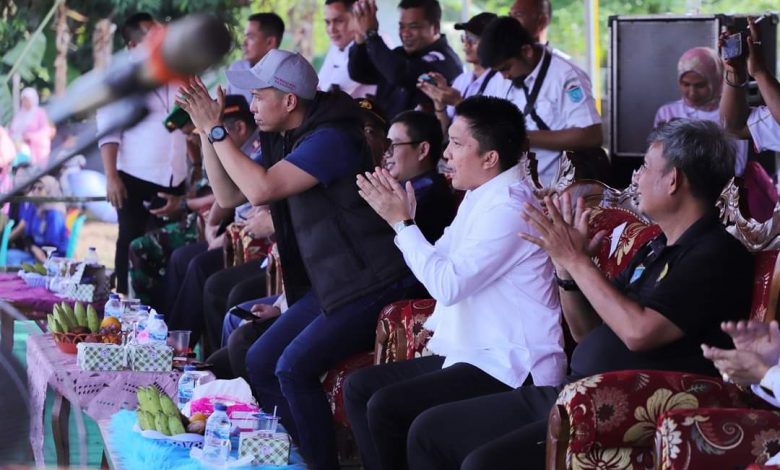 Bupati Panca Buka Turnamen Sepak Bola Rengas CUP I Tahun 2023