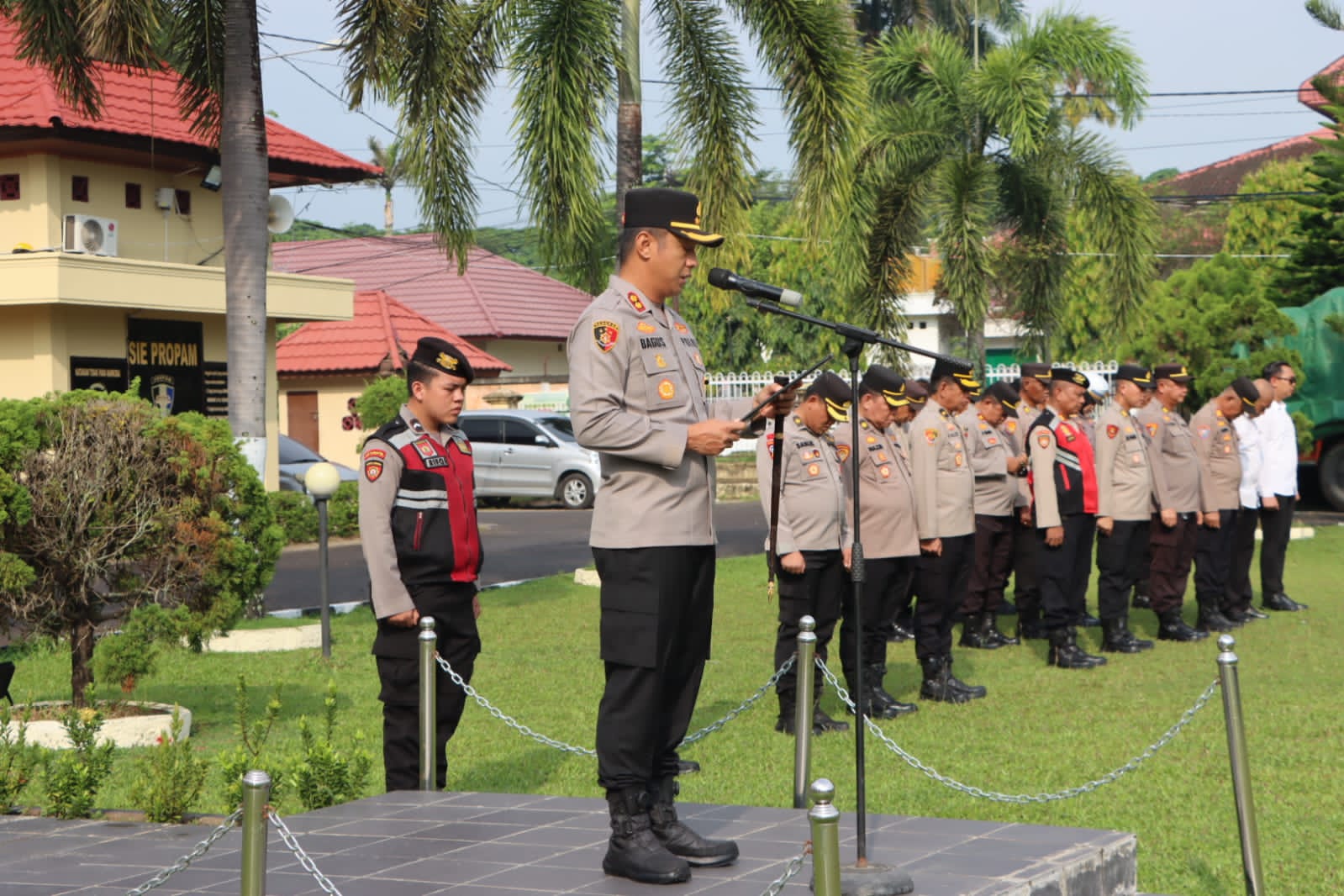 Kapolres Ogan Ilir Tegaskan  Anggota  Jangan Bermain Dengan  Narkoba