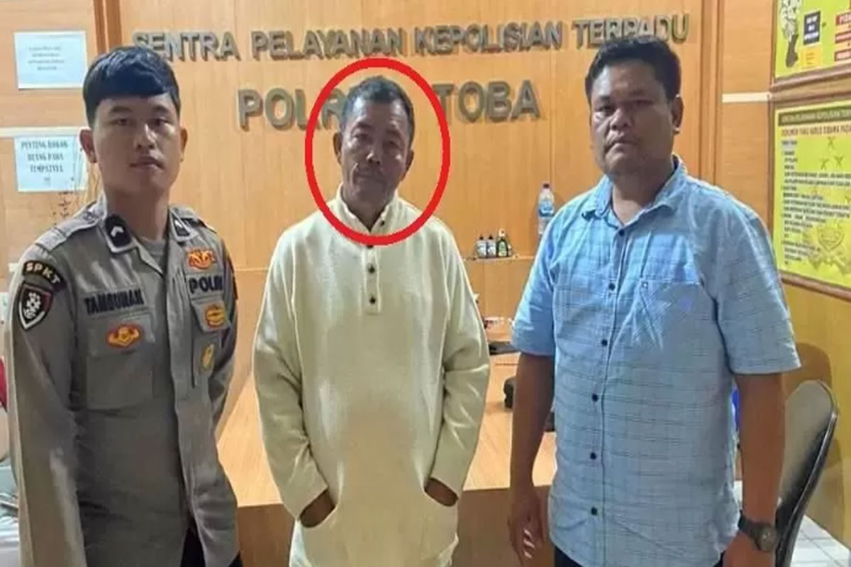 Warga Toba Penghujat Umat Islam Ditangkap, Lihat Tampangnya Tanpa Rasa Bersalah