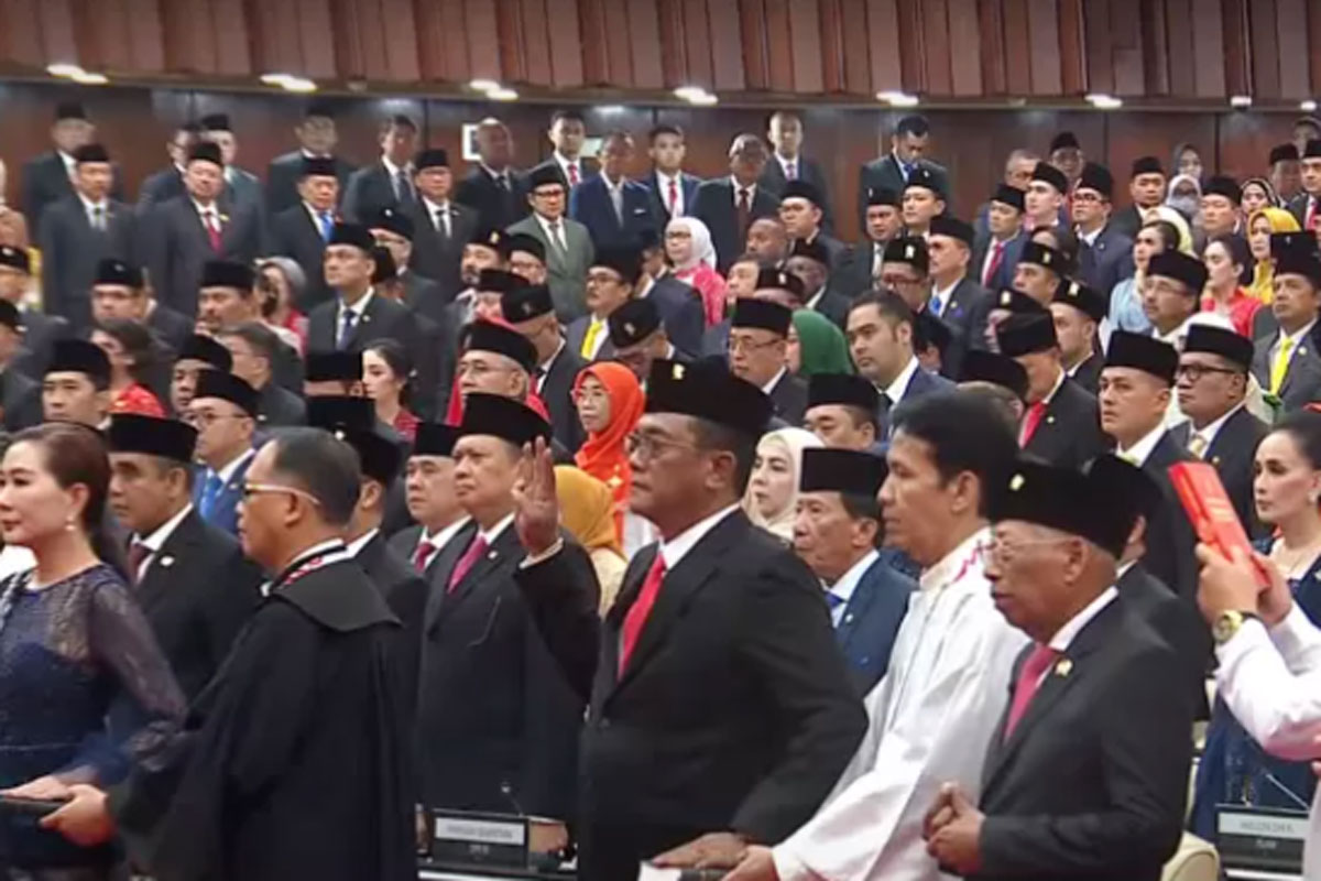 580 Anggota DPR RI Dilantik, Ketua Jatah PDIP