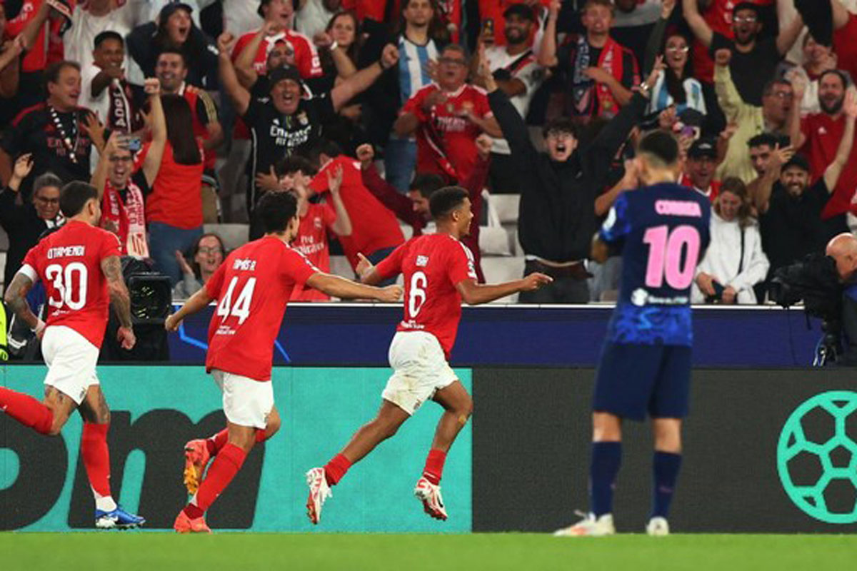 Atletico Madrid Digunduli Benfica 0-4