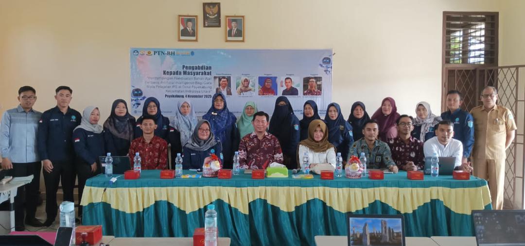 Menggerakkan Inovasi dari Sekolah : FKIP Unsri Dampingi Guru IPS Kuasai Teknologi AI Bagi Dunia Pendidikan