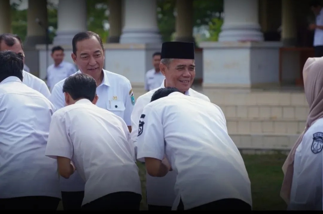 Pemkab Ogan Ilir Gelar Apel Gabungan dan Halal Bihalal Idul Fitri 1447 H