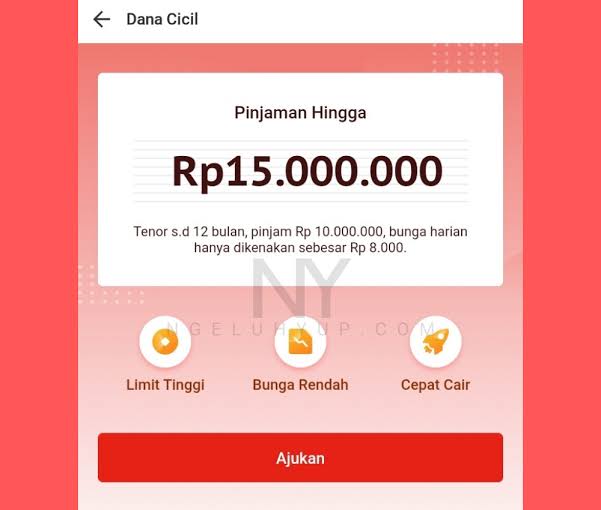 Butuh Dana Mendesak? Ajukan Pinjaman di Aplikasi ini Bisa Cair Hingga Rp 15 Juta, Mudah di ACC