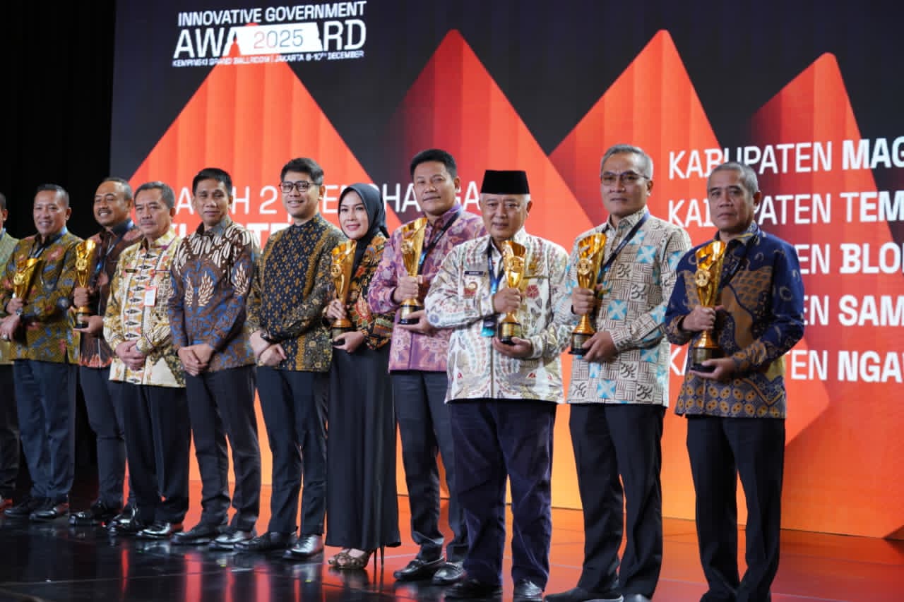 Pemkab Ogan Ilir Raih Penghargaan IGA Tahun 2025 Kategori Terinovatif