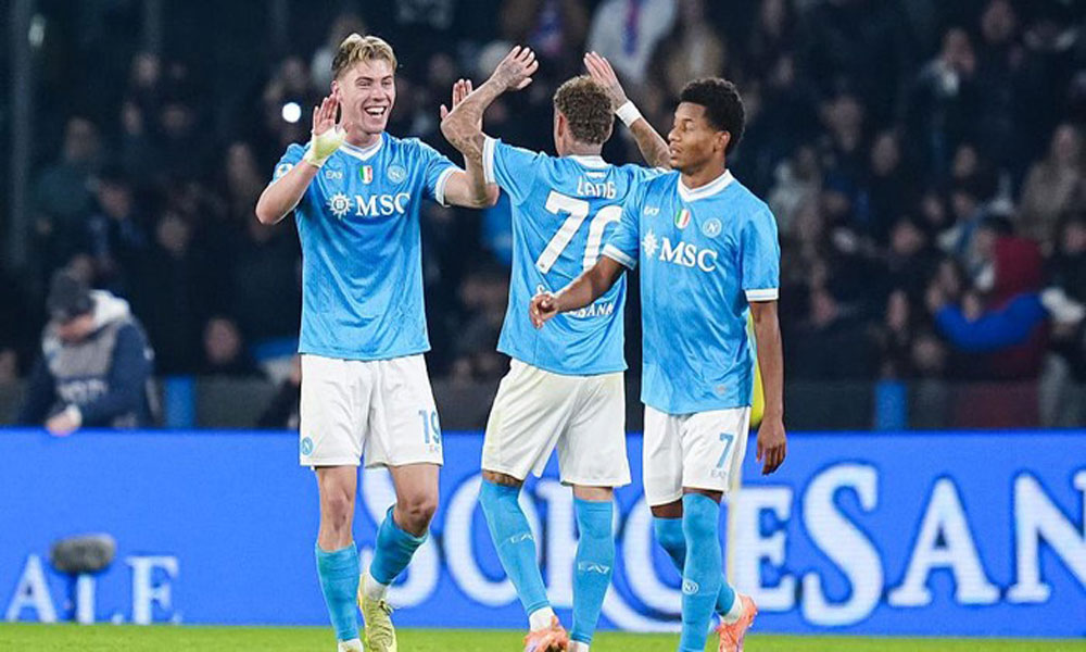Napoli Kalahkan Juventus 2-1, Hojlund Ciptakan Brace