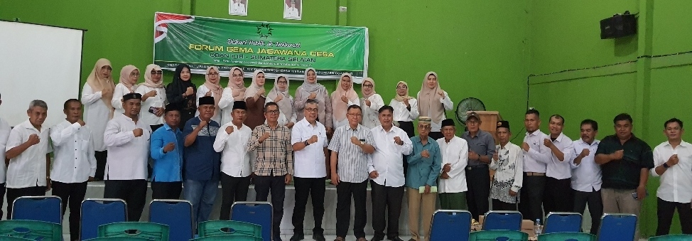 Forum Gema Jagawana Desa Ogan Ilir Di Deklarasikan, Forum Ini Sebagai Penyeimbang Pemerintah 