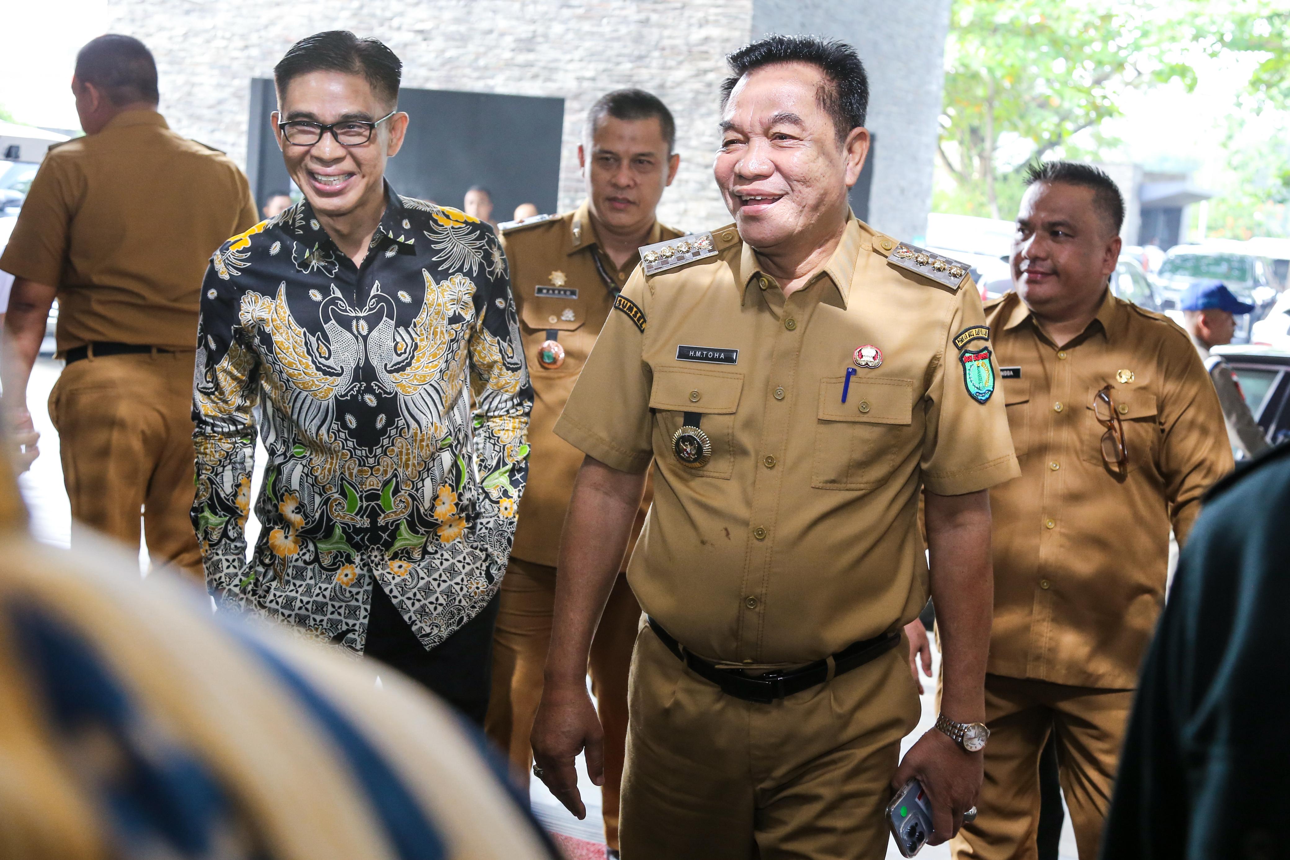 Bupati Musi Banyuasin H M Toha, Hadiri Musrenbang RKPD Sumsel 2026