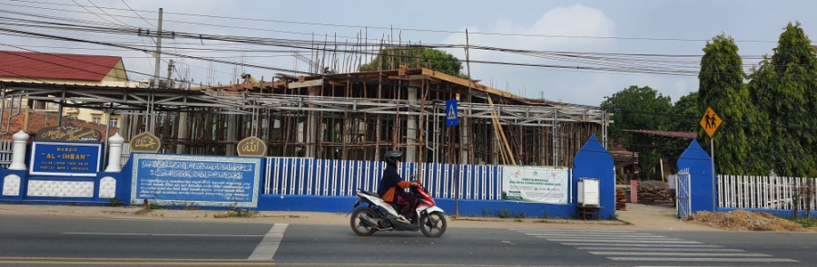 Renovasi Masjid Al-Ihsan SMPN 1 Indralaya Ogan Ilir Butuh Donasi