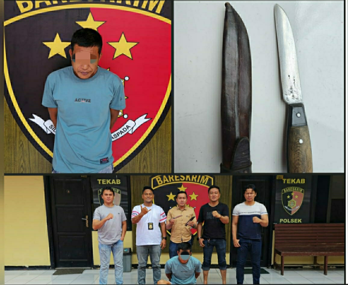 Dicurigai Petugas, Eh Tidak  Taunya Bawa Pisau Terhunus di Depan SPBU Muara Meranjat