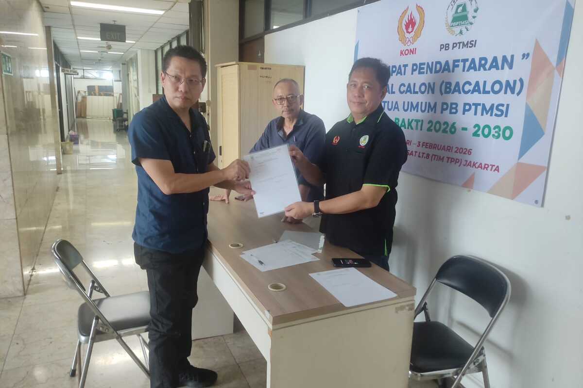 Munas PB PTMSI, Incumbent Ambil Formulir Pendaftaran Caketum