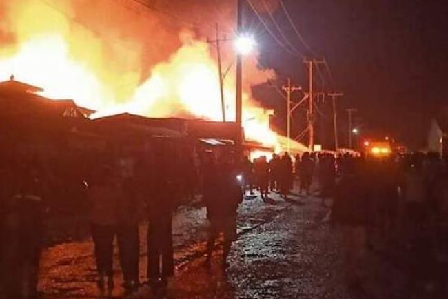 Rumah Makan Bunda Air Sugihan Hangus, Seorang Pegawai Tewas  