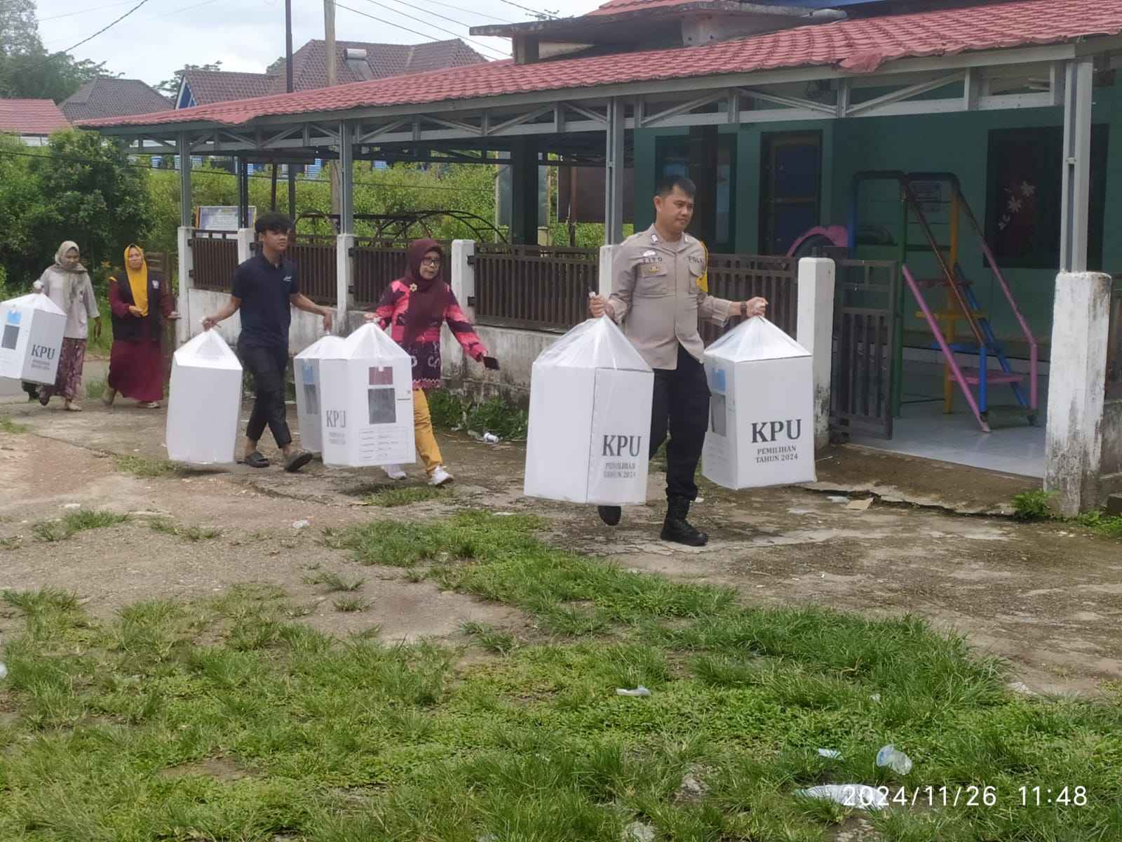 H-1 Distribusi Logistik Pilkada Ogan Ilir Berjalan Lancar