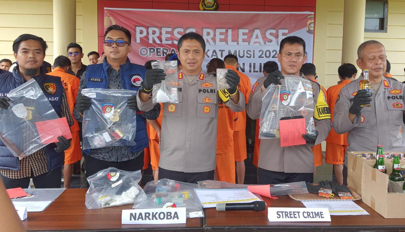 Hasil Operasi Pekat Musi 2025, Polres Ogan Ilir Selamatkan 585 Jiwa 