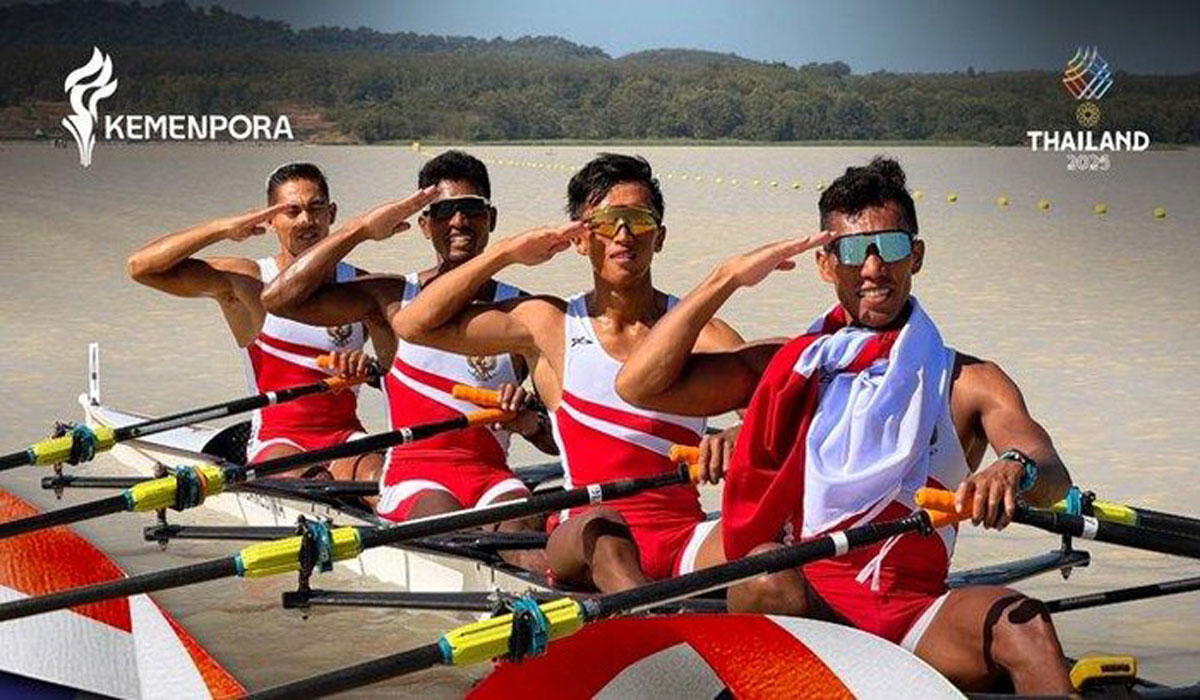 Tim Rowing Putra Indonesia Sumbang Emas SEA Games 2025 
