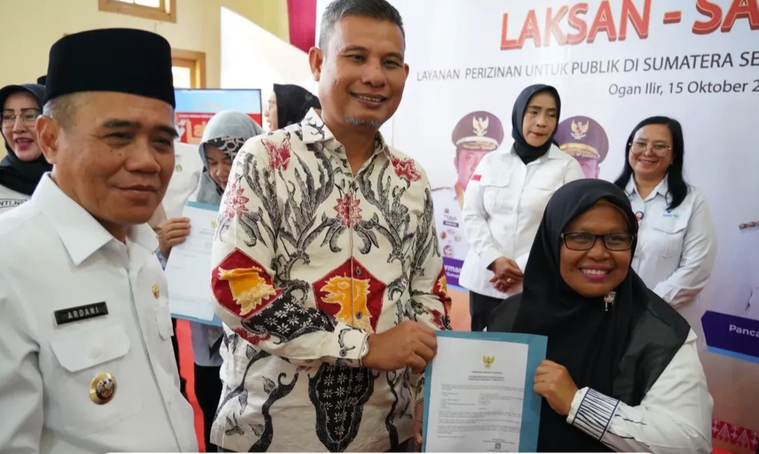 Wabup Ogan Ilir H.Ardani Resmikan Program LAKSAN-SAPA, Produk Inovasi DPMPTSP