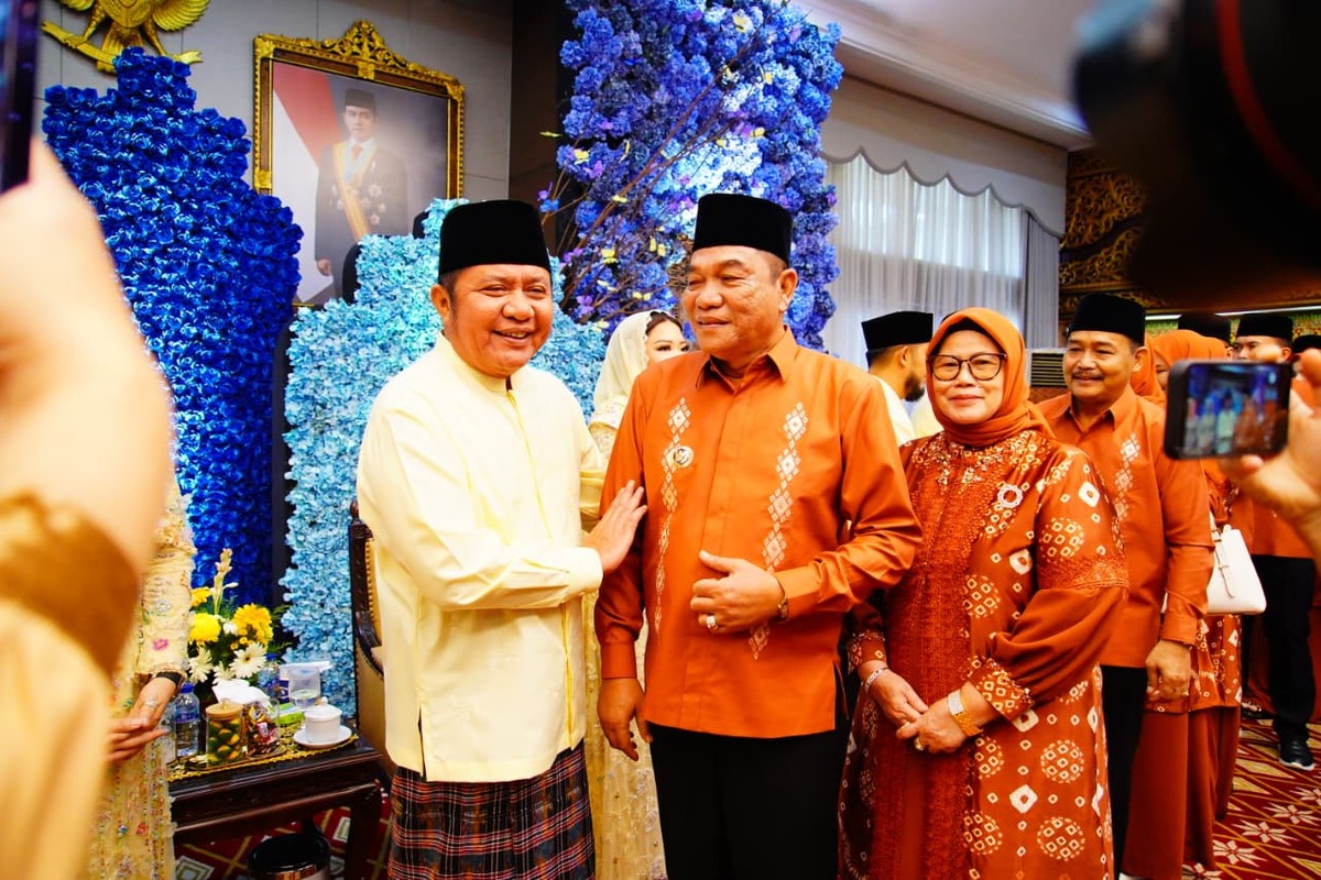 Bupati-Wabup Muba Hadiri Halal Bihalal Gubernur Sumsel