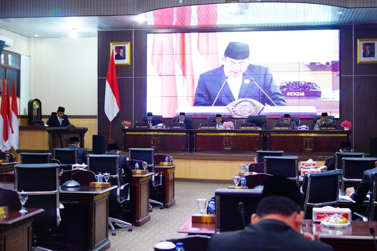 Pansus DPRD Sampaikan Laporan Pembahasan LKPJ Bupati Muba 2025