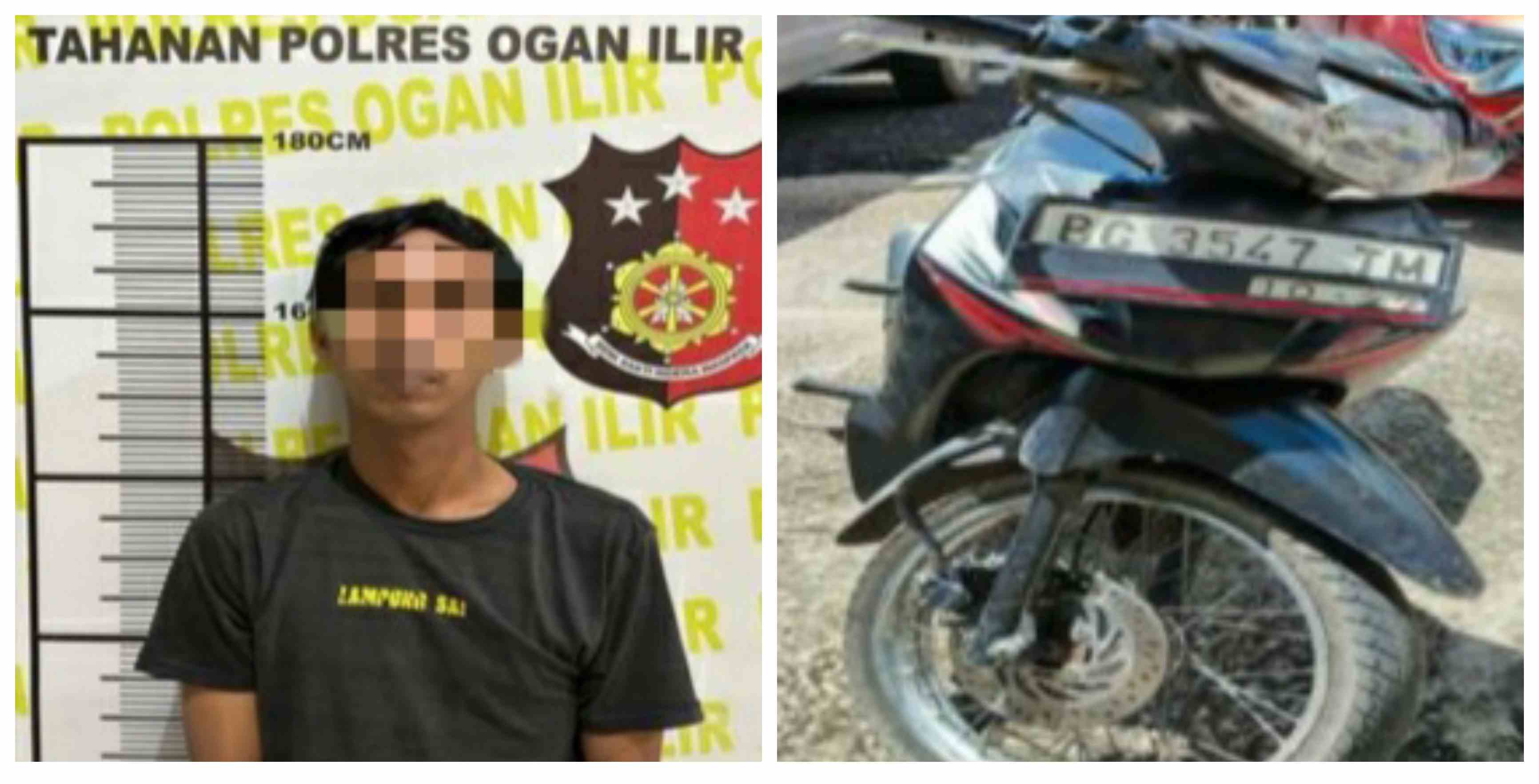 23 Hari Tidak Kembalikan Motor Pinjaman, Akhirnya Diciduk Tim Resmob Polres Ogan Ilir