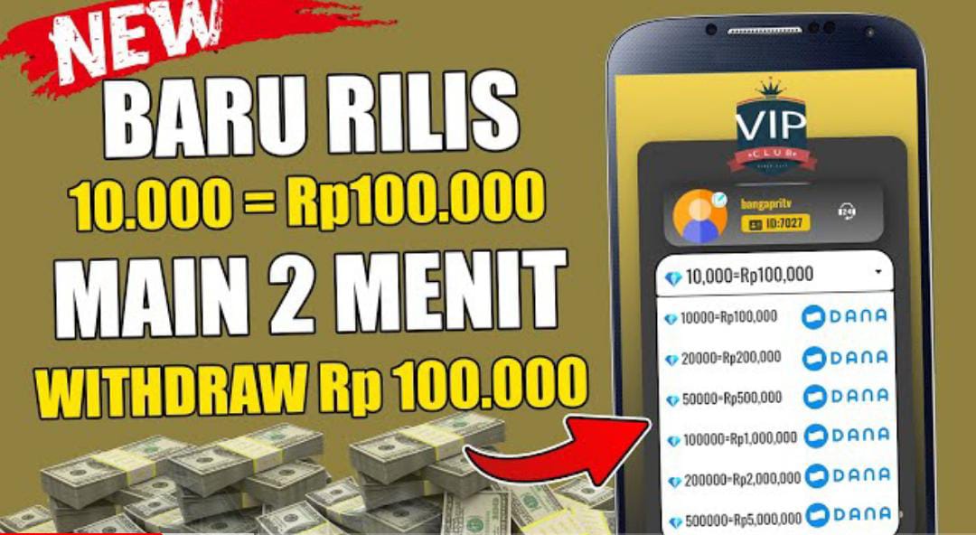 Main Game 2 Menit Dapat Cuan Gratis Rp100.000 Setiap Hari, Buruan Download Aplikasi ini