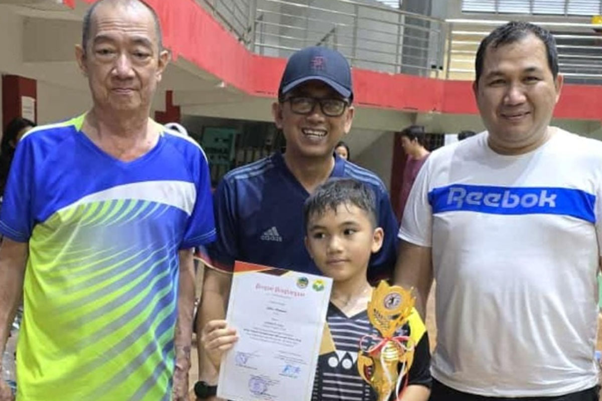 Jethro Alexander Kemas, Pebulutangkis Cilik Palembang Juara di Banyumas