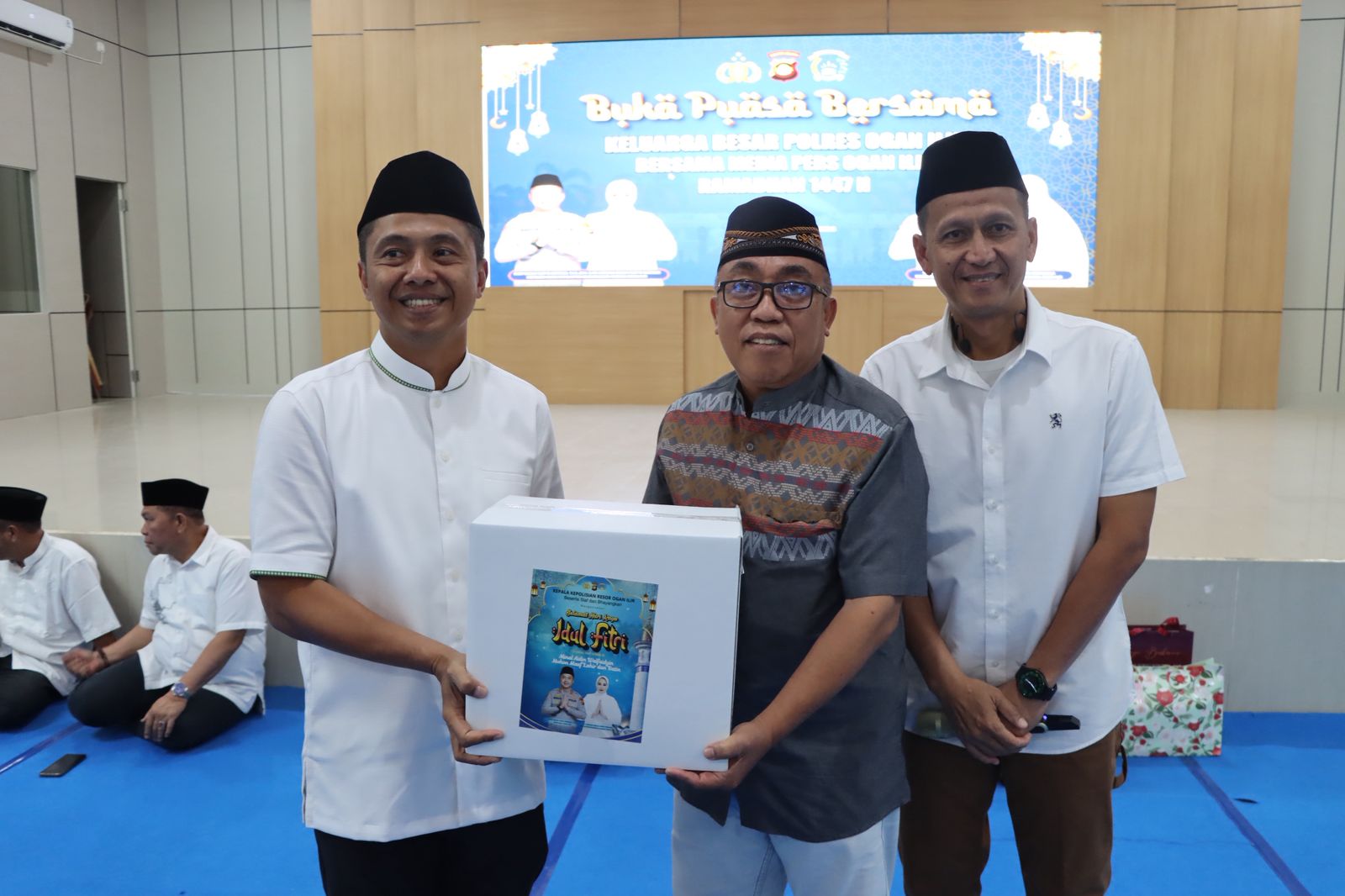 Jalin Silaturahmi, Polres Ogan Ilir Buka Puasa Bersama dengan Awak Media