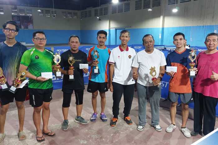 Filda/Harnogama Juara Silaturahmi Tenis Meja PTM Pakjo Cup 2023