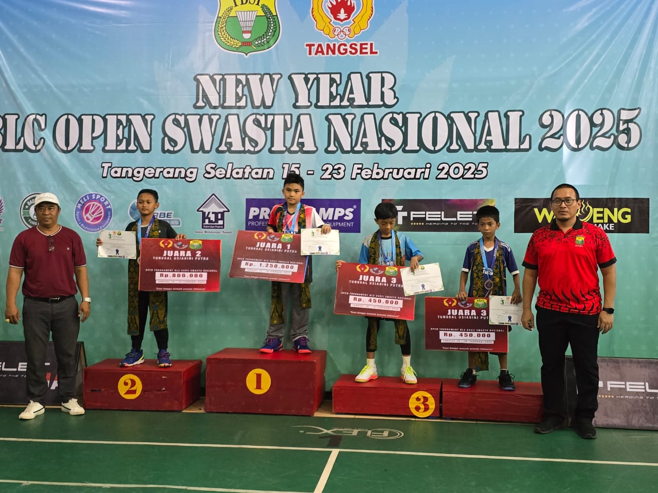 Jethro, Pebulutangkis Palembang Juara New Year BLC Open 2025