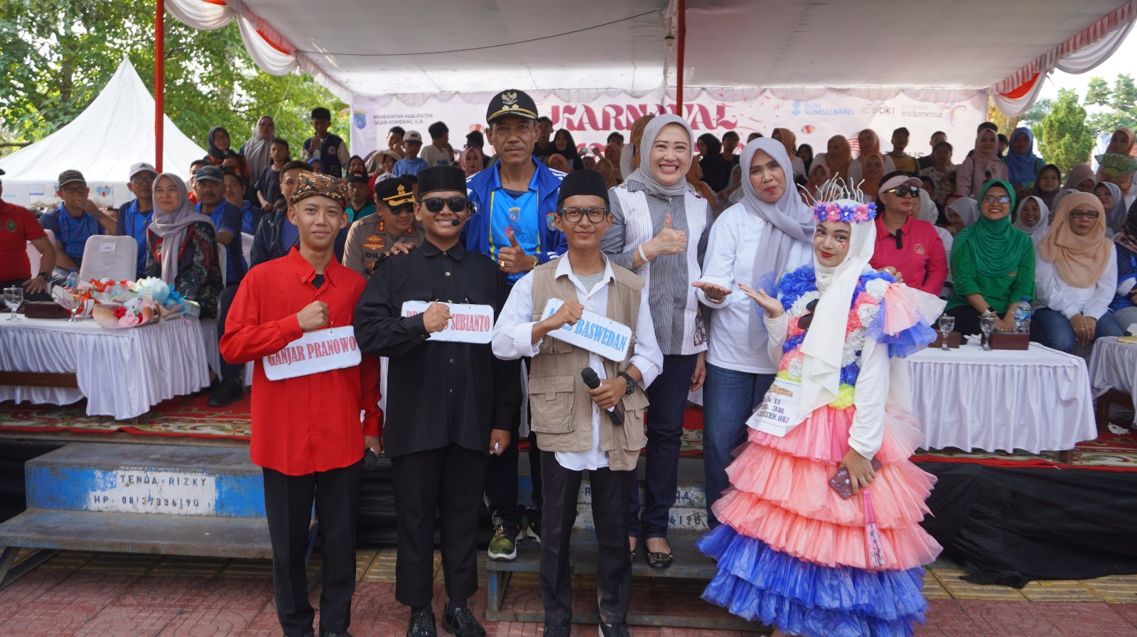 Ada 3 Bacapres RI di Kirab Budaya dan Karnaval Pembangunan Pemkab OKI