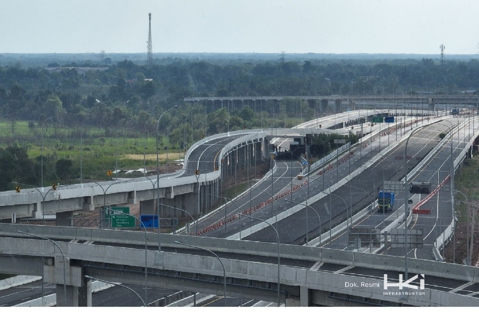 Pembangunan Ramp Junction Palembang Selesai,  Memangkas Waktu Tempuh