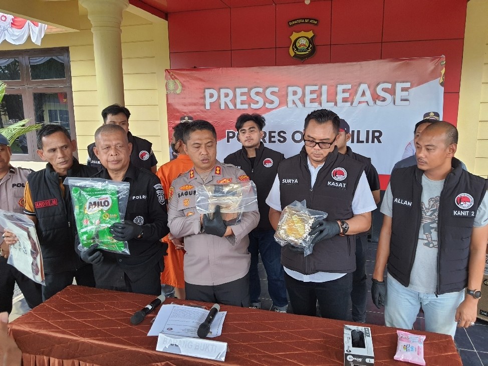 Terbongkar! Jaringan Internasional Sabu 2 Kg di Ogan Ilir 