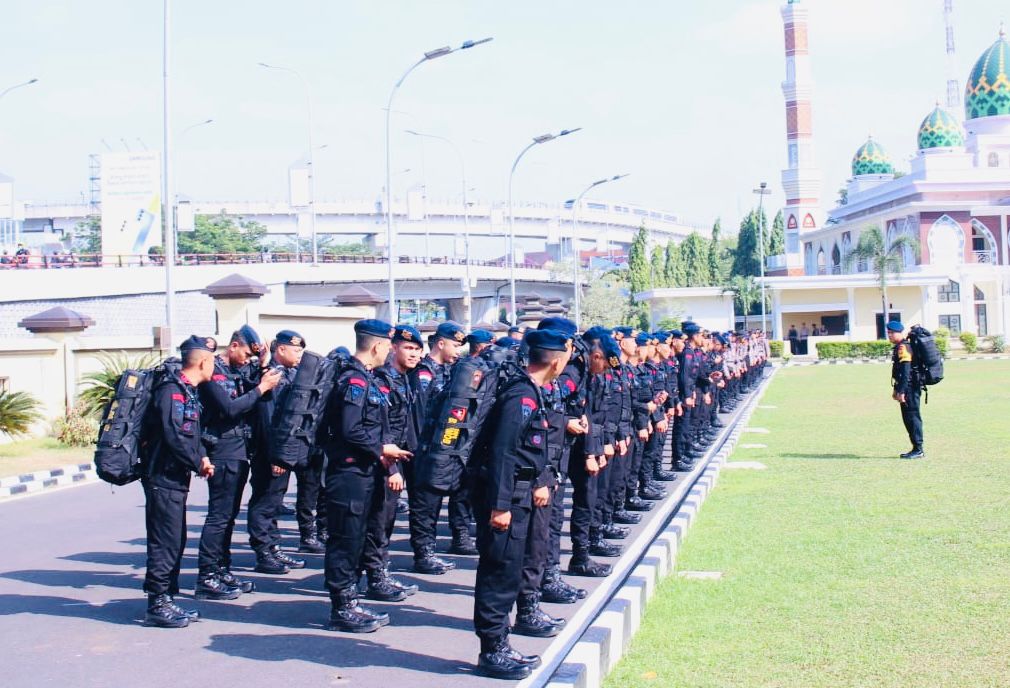 170 Personel BKO Operasi Karhutla, Kapolda Sumsel : Segera Padamkan Api Sebelum Membesar.