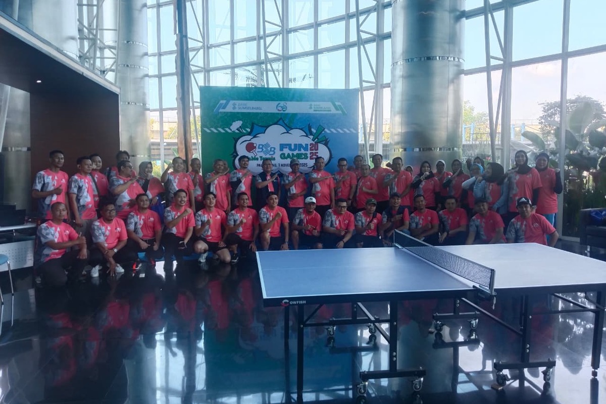 Fun Games Table Tennis Bank SumselBabel Dibuka, 90 Petenis Meja Berkompetisi 