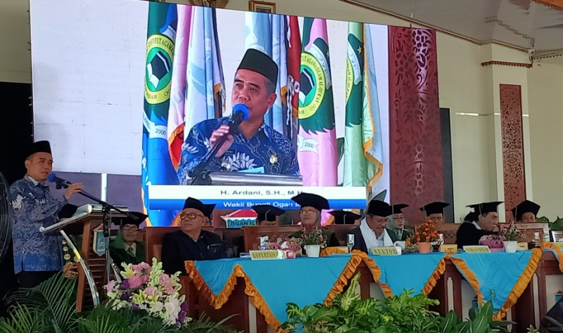 Pesan Wabup Ogan Ilir, Terhadap Wisudawan IAIQI. Muliakan Orang Tuamu 