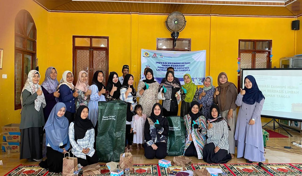 FE Unsri Dorong Ekonomi Hijau Lewat UMKM Berbasis Limbah Rumah Tangga