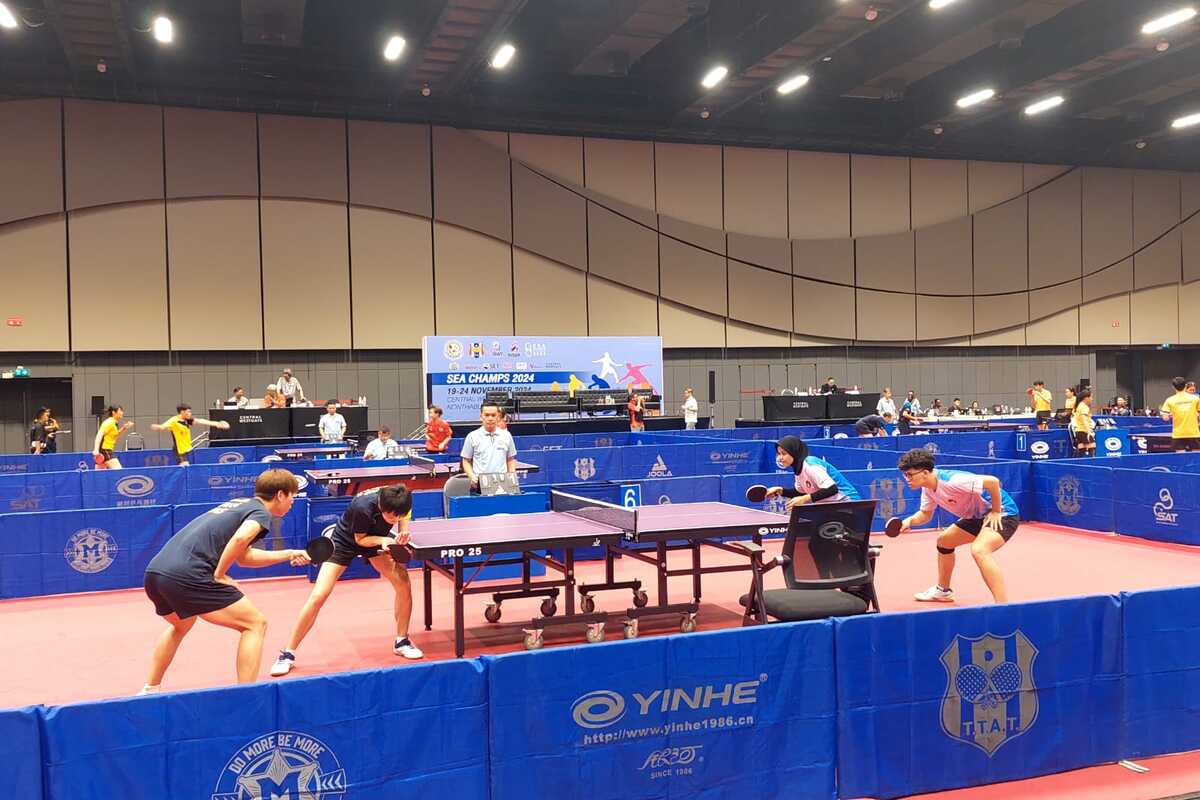 SEA Champs Thailand: 4 Campuran Tenis Meja Indonesia Kalah di Babak 32 Besar, Rafanael/Rina Tembus 16 Besar