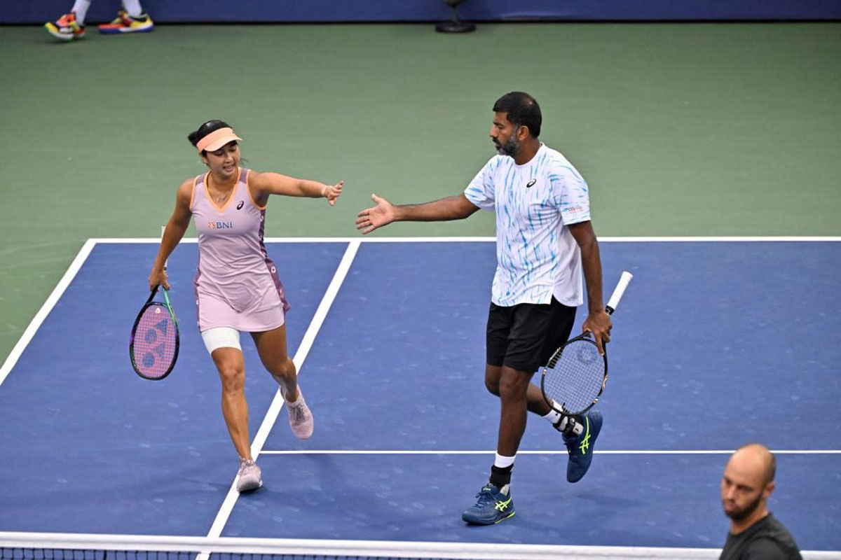 Aldila Sutjiadi/Rohan Bopana Tembus Semifinal Grand Slam US Open 2024