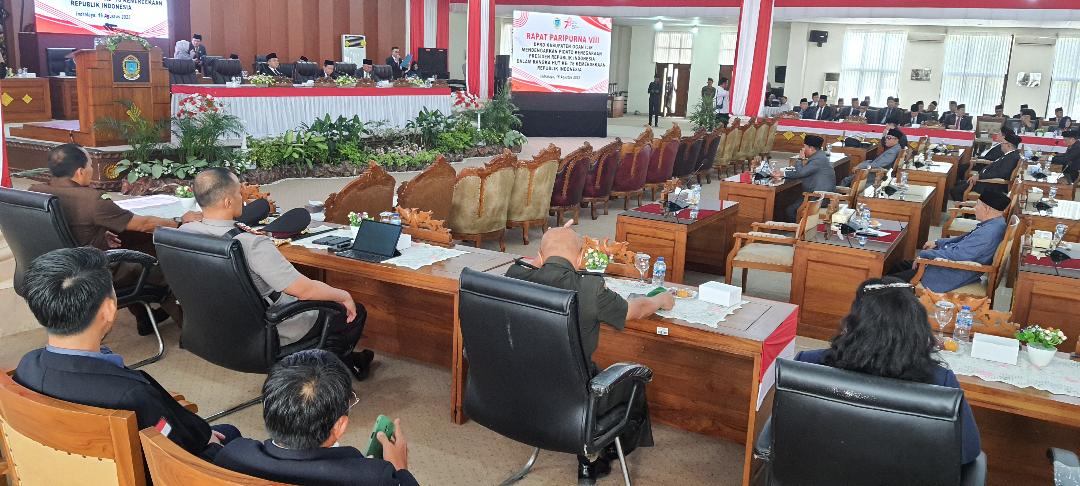 Bupati dan Forkopimda Ogan Ilir Nonton Bareng Pidato Presiden HUT ke 78 RI