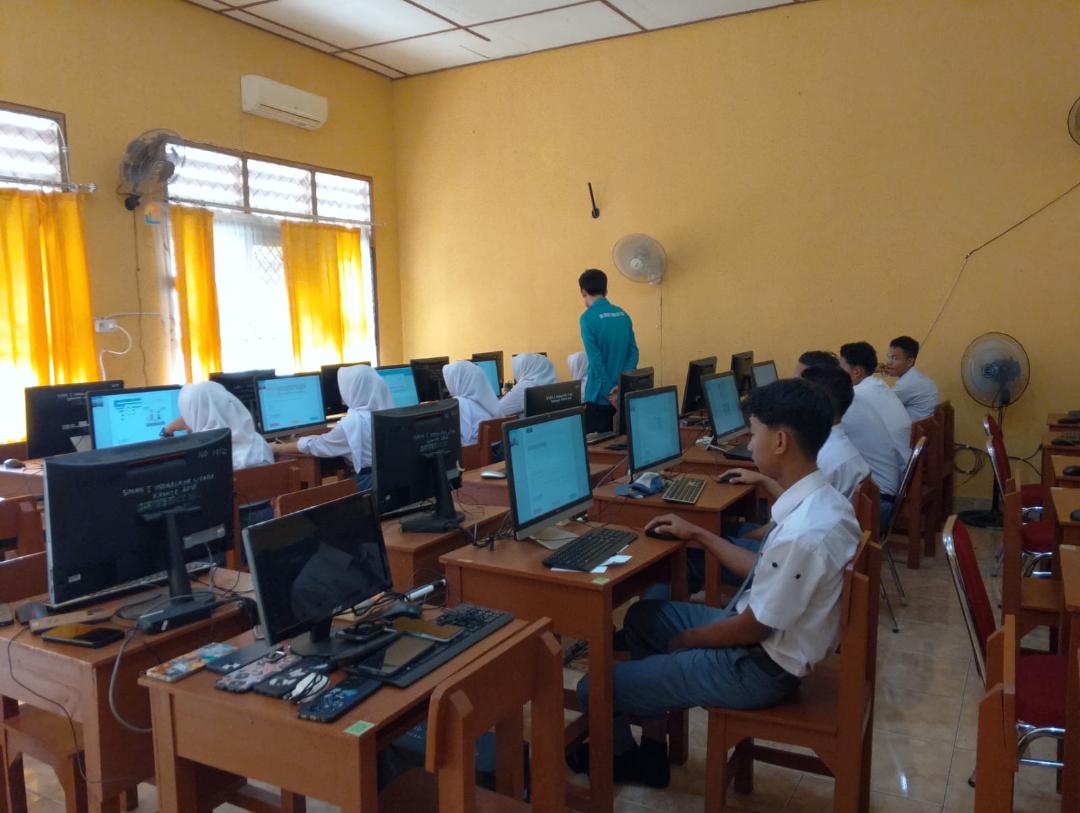 SMAN 1 Indralaya Utara Ogan Ilir Gelar ANBK Dua Hari, Diikuti 45 Siswa